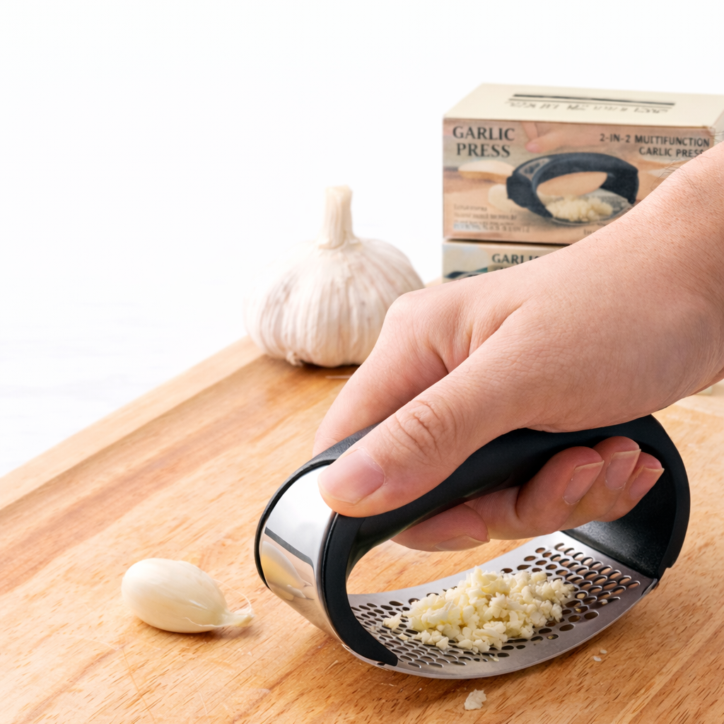 Tritura Ajo en Segundos sin Ensuciar tus Manos